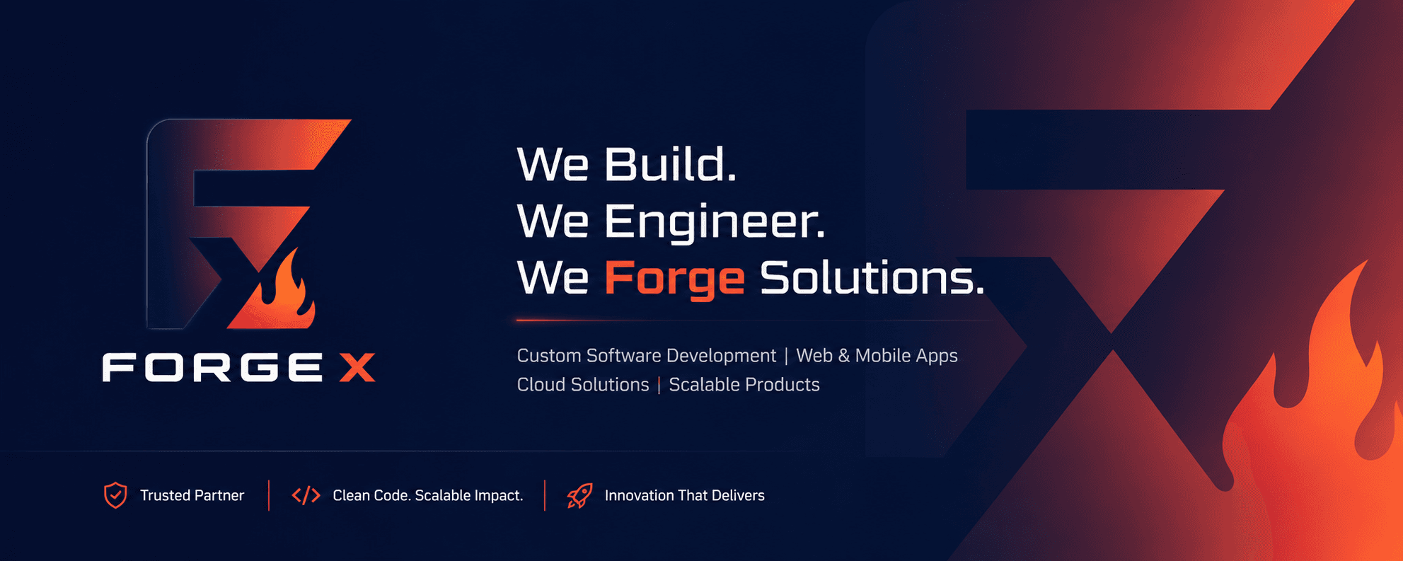 ForgeX Solutions banner